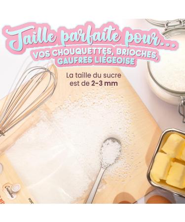 Greendoso -Pearl Sugar (Casson) Medium Grains 900 Gr. Ideal for Chouquettes Brioches Li ge Waffles - Buy Online on GoSupps.com