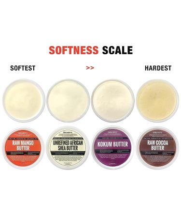 Sheanefit Raw Unrefined Mango Butter - Natural Body Butter for Face & Body - Buy Online on GoSupps.com