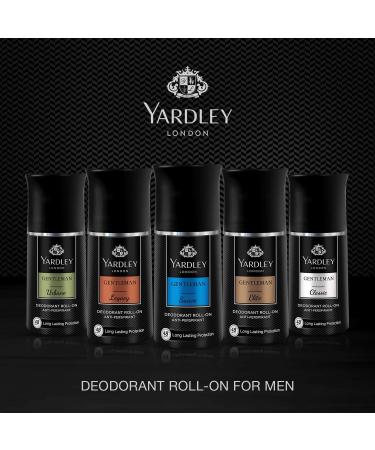 Yardley London Gentleman Antiperspirant Deodorant Roll On - Suave - 50ml - Buy Online on GoSupps.com