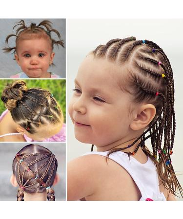 1000pcs Tiny Rubber Bands Mini Hair Ties Hair Braiding Tools Toddler Comb - Jumbo Seamless Hair Ties for Thick Hair - Clear Hair Elastics (2pcs) - Buy Online on GoSupps.com