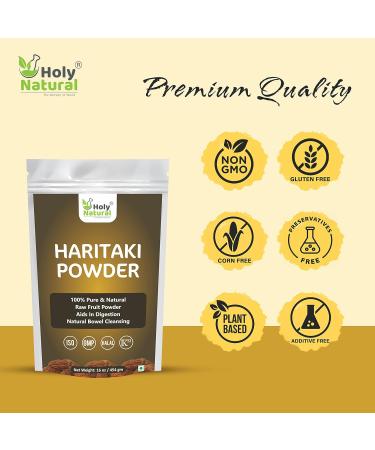 Haritaki Powder Without Seeds 16 Oz I Natural Very Good for Bowel and Digestion - Buy Online on GoSupps.com