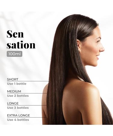 Expert Hair Sensation Keratin Treatment 100ml (2 Pack) + Deep Cleansing Shampoo 30ml - Anti Frizz Long Lasting Results | Brazilian Hair Straightening Set - Buy Online on GoSupps.com