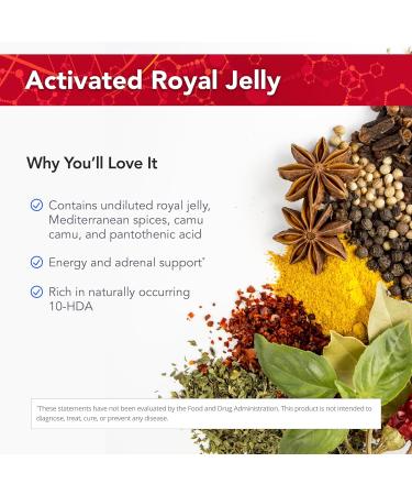 Physician's Strength Royal Strength - 60 mL - Fresh Royal Jelly with Austrian Pumpkin Seed Oil - Energy and Adrenal Support - Buy Online on GoSupps.com