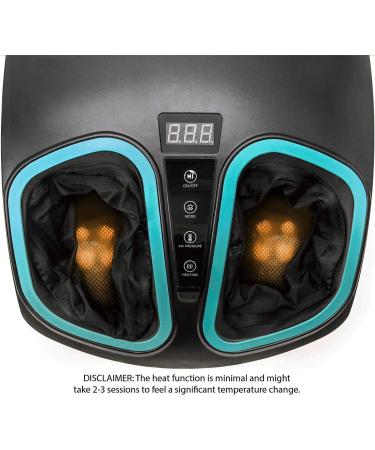 Invospa Electric Foot Massage Device with Heat - Shiatsu Kneading Relief for Tired Muscles & Soles - Buy Online on GoSupps.com