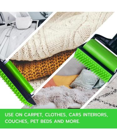 Reusable Lint Roller Sticky Lint Brush for Dog Cat Pet Cat Hair Remover Clothes Roller Sticky Reusable Lint Roller Washable Sticky Roller for Clothes Carpets - Buy Online on GoSupps.com