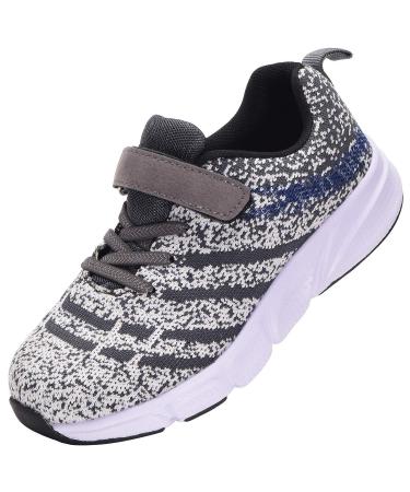 KVbabby Sneakers Children Sports Shoes Outdoor Running Shoes Boys Girls Breathable Sneakers Lightweight 33 EU B Gray