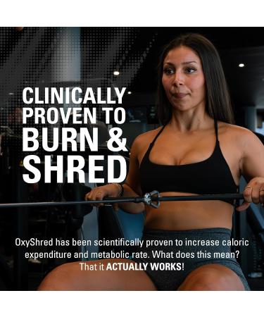 EHPlabs OxyShred Thermogenic Pre Workout Powder & Shredding Supplement - Preworkout for Men & Women Sugar Free Energy Powder with 150mg of Caffeine - Juicy Watermelon 60 Servings - Buy Online on GoSupps.com