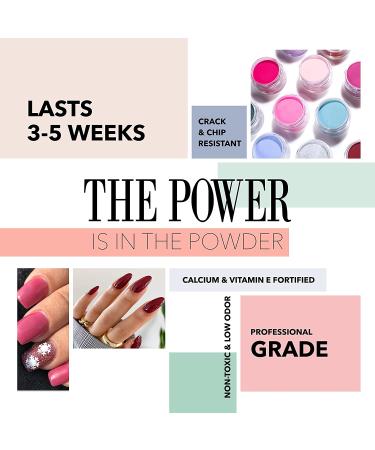 Revel Nail Starter Dip Powder Kit - 4 Color Manicure Set with Dip Powder and Liquid - Royal Affair - Buy Online on GoSupps.com