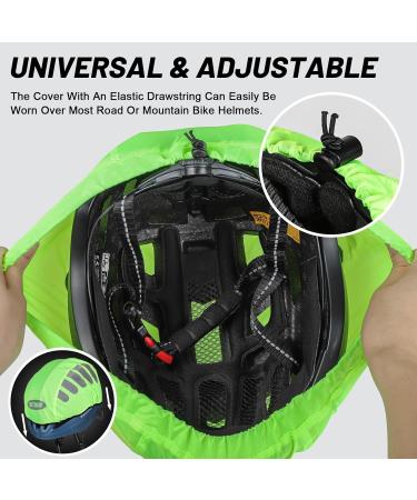 AOOGON Waterproof Bicycle Helmet Rain Cover - Reflective Durable & Universal Fit for All Helmets - Buy Online on GoSupps.com