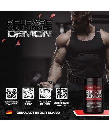 DEMON LABZ Pre Workout Demon PreWorkout Powder with Creatine BetaAlanine Glutamine & Vitamin B12 Berry Flavor 720g 80 Servings berry flavor 80 Servings 1er Pack - Buy Online on GoSupps.com