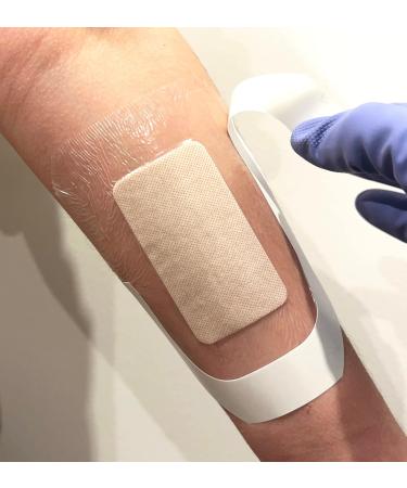 Waterproof Transparent Island Dressing Bandages - 10cm x 12cm x 10pcs, Sterile & Breathable for Swimming, Wounds, HRT, Cesarean, C-Section Scar - Buy Online on GoSupps.com