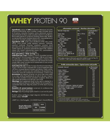 Watt Whey Protein 90 - Proteine del Siero del Latte Gusto Cacao 750g | Alta Qualit   Spedizione Internazionale - Buy Online on GoSupps.com