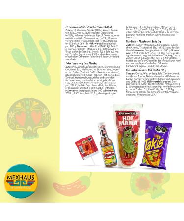 Snackbox Red Hot Chili - Spicy Party Mix with Takis Fuego El YUCATECO Hot Mama & Vero Lollis (Pack of 4) - International Shipping Available - Buy Online on GoSupps.com