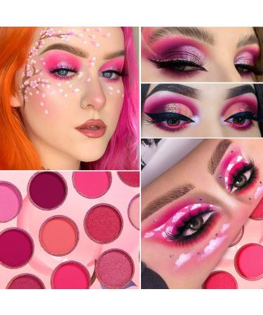 Rosa Eyeshadow Palette - Highly Pigmented Purple & Pink Makeup | Blendable Matte & Shimmer Shades for Women & Girls - Buy Online on GoSupps.com