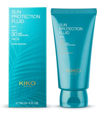 KIKO Milano Sun Protection Fluid Body Spf 30 Moisturising Body Sunscreen With SPF 30 And Hyaluronic Acid. Protects Against UVA And UVB Rays - Buy Online on GoSupps.com
