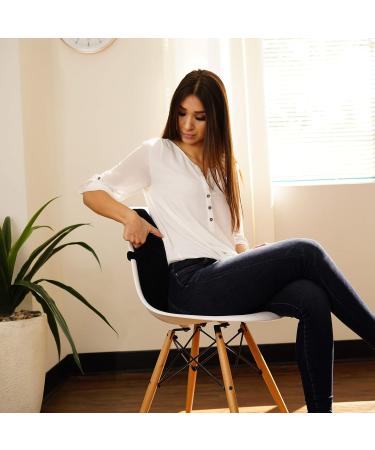 Aurora Health & Beauty Lumbar Memory Foam Orthopedic Back Support Cushion - 1.2 lb | Best Comfort & Pain Relief for Home & Travel - Buy Online on GoSupps.com