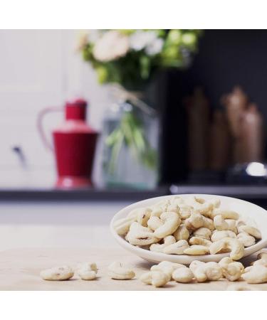 Zeina Jumbo Cashew Nuts (Raw) 1Kg - High Vitamin B6 & Iron, Natural Fibre & Protein, Healthy Snack in Resealable Bag - Peanut & Sesame Free - Buy Online on GoSupps.com