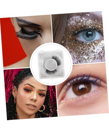 Homoyoyo 6 Pi ces Bo te Faux Cils Paillet e avec Support Plateau Cils pour Ranger et Choisir Facilement 6.2x2cm Argent - Buy Online on GoSupps.com