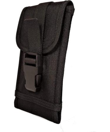 Clakit XL MOLLE Phone Pouch (Black) - Fits Phones up to 8x4x1/2 - Front Clip Flap - Pouch Only - Buy Online on GoSupps.com