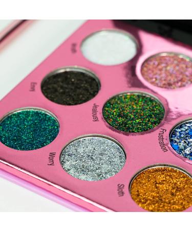Rude Cosmetics Sin of Glittony Glitter Palette - Sparkling Eye Shadow for Women | 0.634 oz - International Shipping Available - Buy Online on GoSupps.com