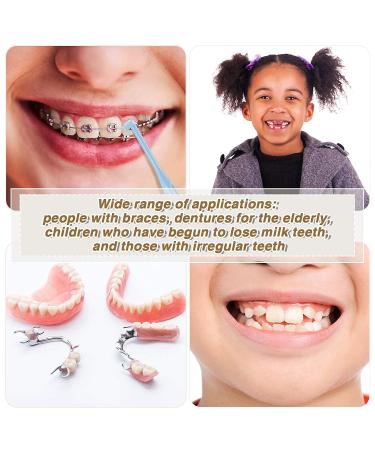 Interdental Brushes & Tooth Stain Remover Set - 6 Piece Dental Cleaning Kit for Implants & Detail Cleaning - Buy Online on GoSupps.com