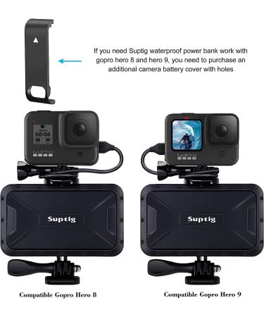 Suptig Portable Charger 7800mAh Waterproof Power Bank for GoPro, DJI Osmo, AKASO, Digital Cameras & Smartphones - Buy Online on GoSupps.com