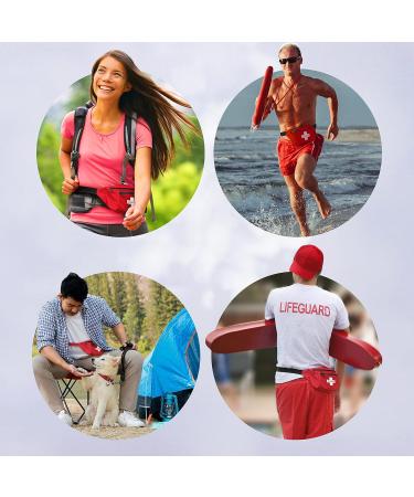 ASA TECHMED First Aid Waist Pack - Baywatch Lifeguard Fanny Pack for Emergency - Compact & Portable for Home, Car, Outdoors, Hiking, Playground, Pool, Camping & Workplace - Buy Online on GoSupps.com