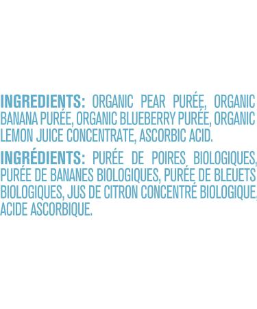 GERBER ORGANIC PUR E Pear Banana Blueberry Baby Food Meal 6+ months 128 ml 12 Pack Packaging May Vary Pur e Pear Banana & Blueberries - Buy Online on GoSupps.com