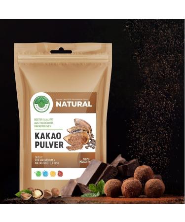 Buy Natural World Cocoa Powder 354g - 100% Natural Unsweetened Raw Cocoa from Peru for Delicious Hot Chocolate - Buy Online on GoSupps.com