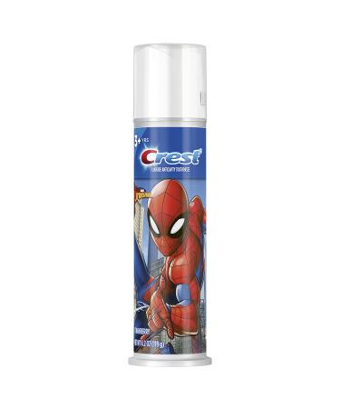 Crest Kid's Toothpaste Pump, Featuring Marvel's Spiderman Flavor, Strawberry, 4.32 Ounce