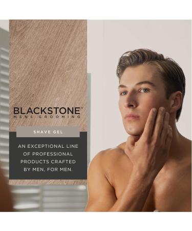Blackstone Men's Grooming Smooth Shave Gel Non-Foaming Hyaluronic Acid & Tea Tree for a Comfortable Shave Sandalwood Scent (6 oz) International Shipping Available - Buy Online on GoSupps.com