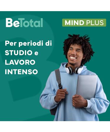 BeTotal Be Total Mind Plus Food Supplement of Magnesium Potassium and Vitamin B to support the energy metabolism of adults gluten and lactose free* 20 sachets - Buy Online on GoSupps.com