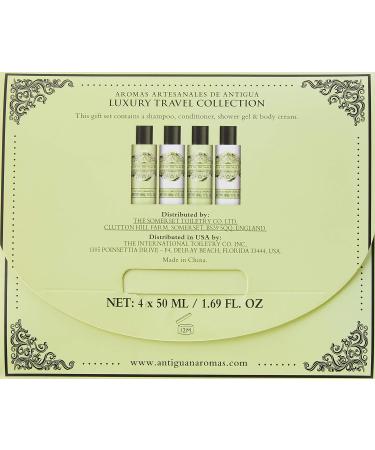 AAA Floral Travel & Gift Collection - 4 x 50 ml Shower Gel Body Lotion Shampoo & Conditioner (Lily of the Valley) - TSA Approved Sizes for International Shipping - Buy Online on GoSupps.com