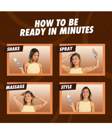 Batiste Dark Dry Shampoo Spray Value Pack For Dark & Deep Brown Hair Refresh Hair And Absorb Oil Between Washes Waterless Shampoo For Added Hair Texture And Body 350 mL Dark Hair 350 g (Pack of 1) - Buy Online on GoSupps.com
