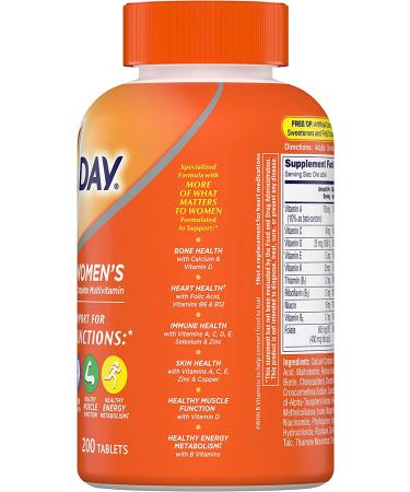One-A-Day Women's Complete Multivitamin - 200 Tablets for Optimal Health - Buy Online on GoSupps.com