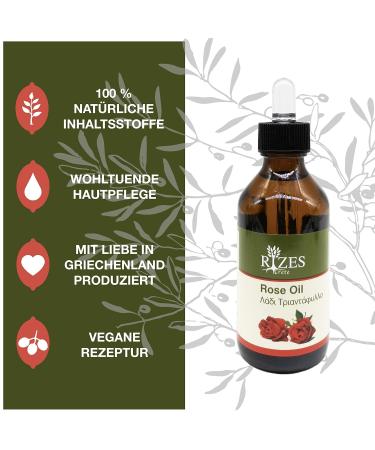 Original Rizes Rose Oil | 100% Natural & Vegan | Essential Oils for All Skin Types - International Shipping - Buy Online on GoSupps.com