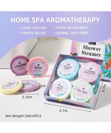 ZERNBER Shower Steamers - 8 Pack Aromatherapy Shower Bombs for Women - Perfect Valentine's Day and Mother's Day Gifts - Relax and Unwind with Soothing Scents - Buy Online on GoSupps.com