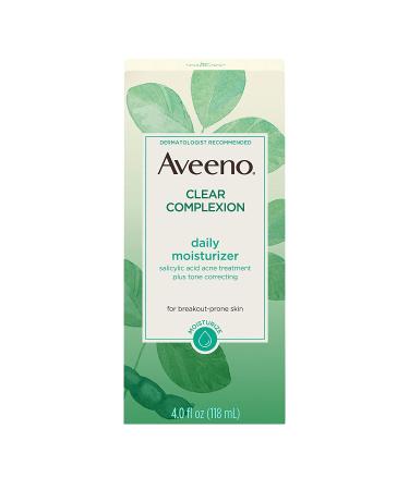 Aveeno Active Naturals Clear Complexion Daily Moisturizer 4 fl oz - Acne-Fighting Hydration - Buy Online on GoSupps.com