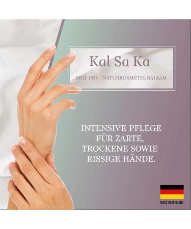Kalsaka Handbalsam - Organic Hand Cream for Very Dry Hands | 80ml Argan Oil Jojoba Oil Aloe Vera & Almond Oil | Natural Cosmetics for Cracked Skin - Buy Online on GoSupps.com