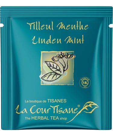 La Courtisane Herbal Tea Linden Flowers & Mint Kosher Gluten-Free 80 Count 259g Linden Flowers & Mint 259 g(Pack of 80) - Buy Online on GoSupps.com