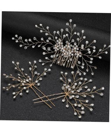 minkissy 4 Sets bridal headwear Crystal Side Bridal Comb Wedding Bridal Hairpin bridal hair for wedding rhinestone hair accessories Wedding Hair Pin Hair Comb rhinestones clip Diamond bride - Buy Online on GoSupps.com