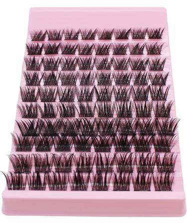 Selawasty 80pcs Lash Clusters D Curl Mega Volume Wispy Individual Eyelash Extensions - DIY at Home (S5-D-8-16MIX) - Buy Online on GoSupps.com