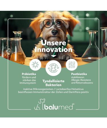 Balumed Snacks for Dogs - Skin & Fur Support with Hyaluronic Acid Omega-3 Prebiotics & Antibiotics | 325g Treats - Buy Online on GoSupps.com