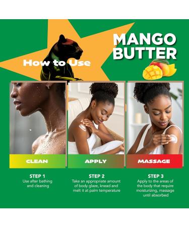 BLACK PANTHER STRONG DIAMOND EDGES Mango Butter Ultra Hydrating Body Cream for Soft Glowing Skin Shea Butter & Natural Oils Luxurious Tropical Moisture - Buy Online on GoSupps.com