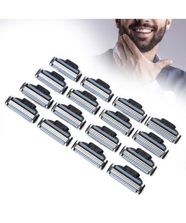16-Piece Men's Razor Blade Set - Professional Manual Refill Blades for Smooth Shaving - Buy Online on GoSupps.com