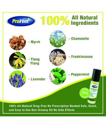 Provent Vertigo X Relief Oil 0.15oz - Natural Vertigo Relief Solution - Buy Online on GoSupps.com