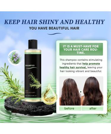 2 Pack Rosemary Shampoo for Hair Growth Natural Organic Shampoo Oil Control Reduces Static Charge and Frizz Unisex 1 Pack 1 Pack - Buy Online on GoSupps.com