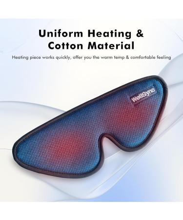 WellSync Heated Eye Mask for Dry Eyes - Smart Temperature Control - Relief for Chalazion, Blepharitis, Stye & Migraine - Buy Online on GoSupps.com