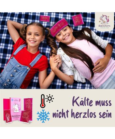 Unicorn Cold Warm Gel Compress - Reusable Cooling Pads for Kids | 3 Sizes with Case | Glitter Design | Pain Relief for Babies & Children - Buy Online on GoSupps.com