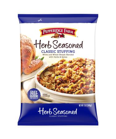 Pepperidge Farm Herb Seasoned Classic Stuffing, 12 Ounce (Pack of 2)